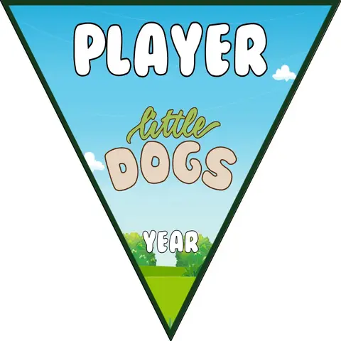 Little Dogs Soccer Banner-soccer-banners-flags-picture
