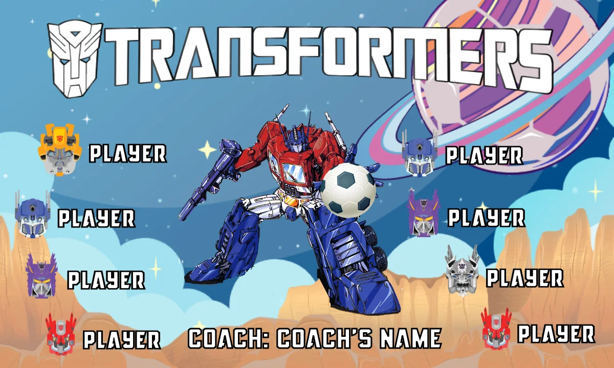 Transformers Soccer Banner, -youth-soccer-banners-picture