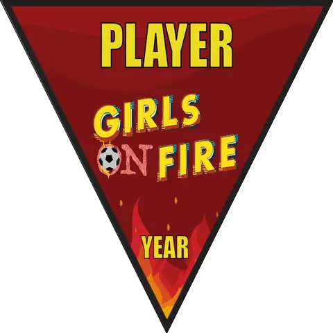 Girls on Fire Soccer Banner-soccer-banner-picture