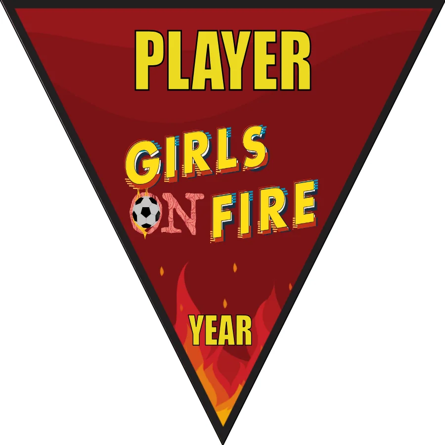 Girls on Fire Soccer Banner-soccer-banner-picture