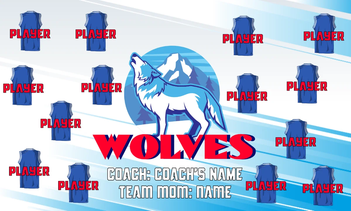 Wolves 3 Soccer Banner,-soccer-team-banner-ideas-picture
