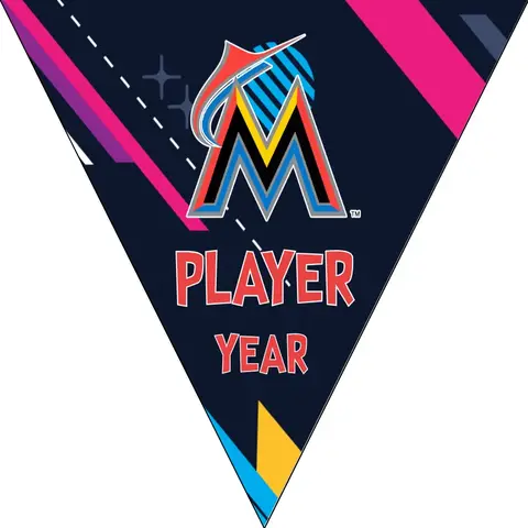 Miami Marlins 2 Baseball Banner-tim-banner-baseball-coach-images