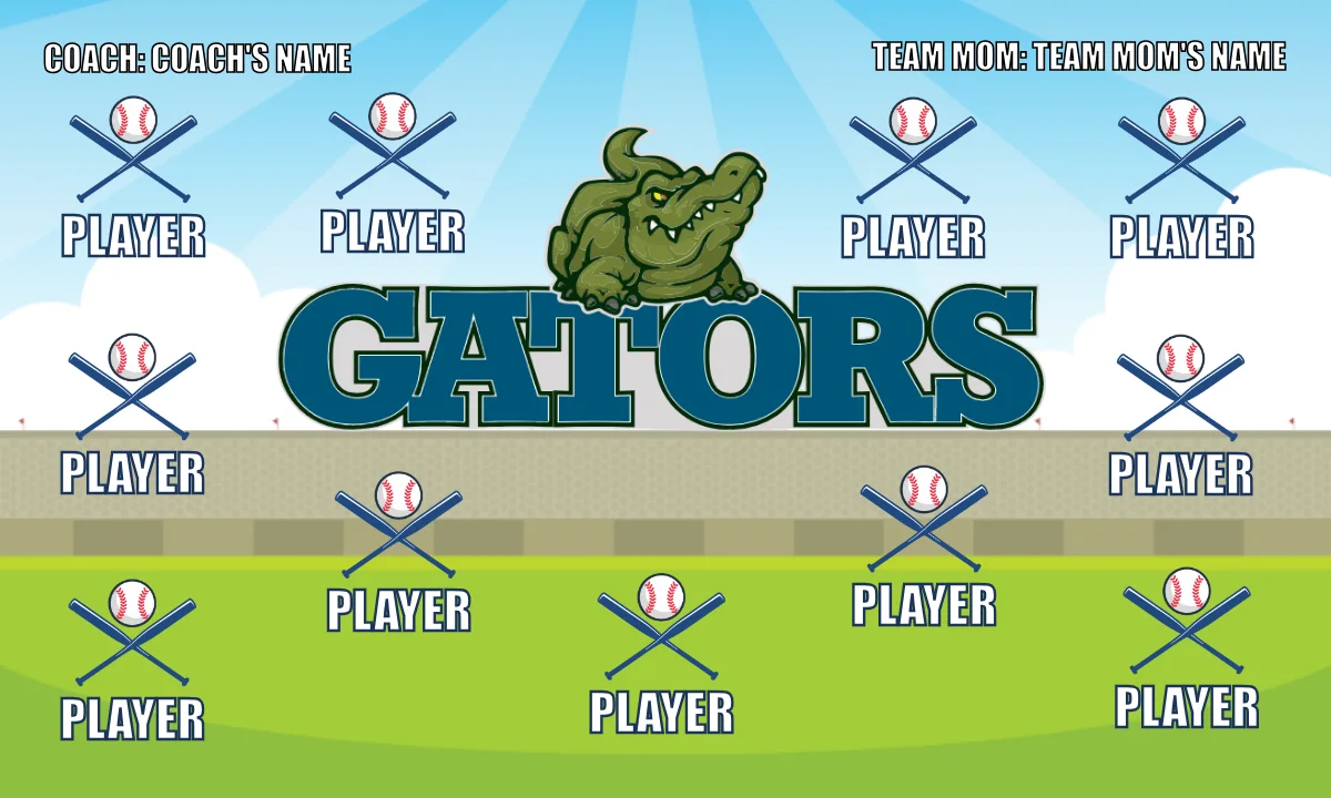 Gators 3 Softball Banner
