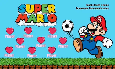 Super Mario Soccer Banner-soccer-banner-stand-pvc-picture