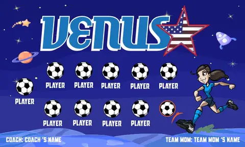Venus Soccer Banner-soccer-banner-and-stand-picture