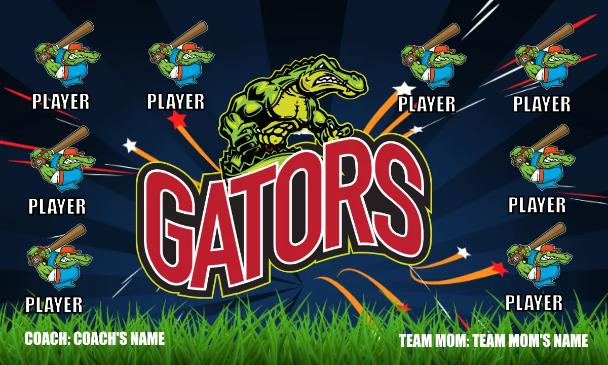 Gators 5 Softball Banner