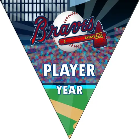 Atlanta 3 Baseball Banner-baseball-field-banners-images