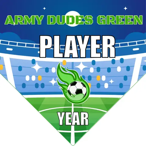 Army Dudes Green Soccer Banner-soccer-field-banners-picture