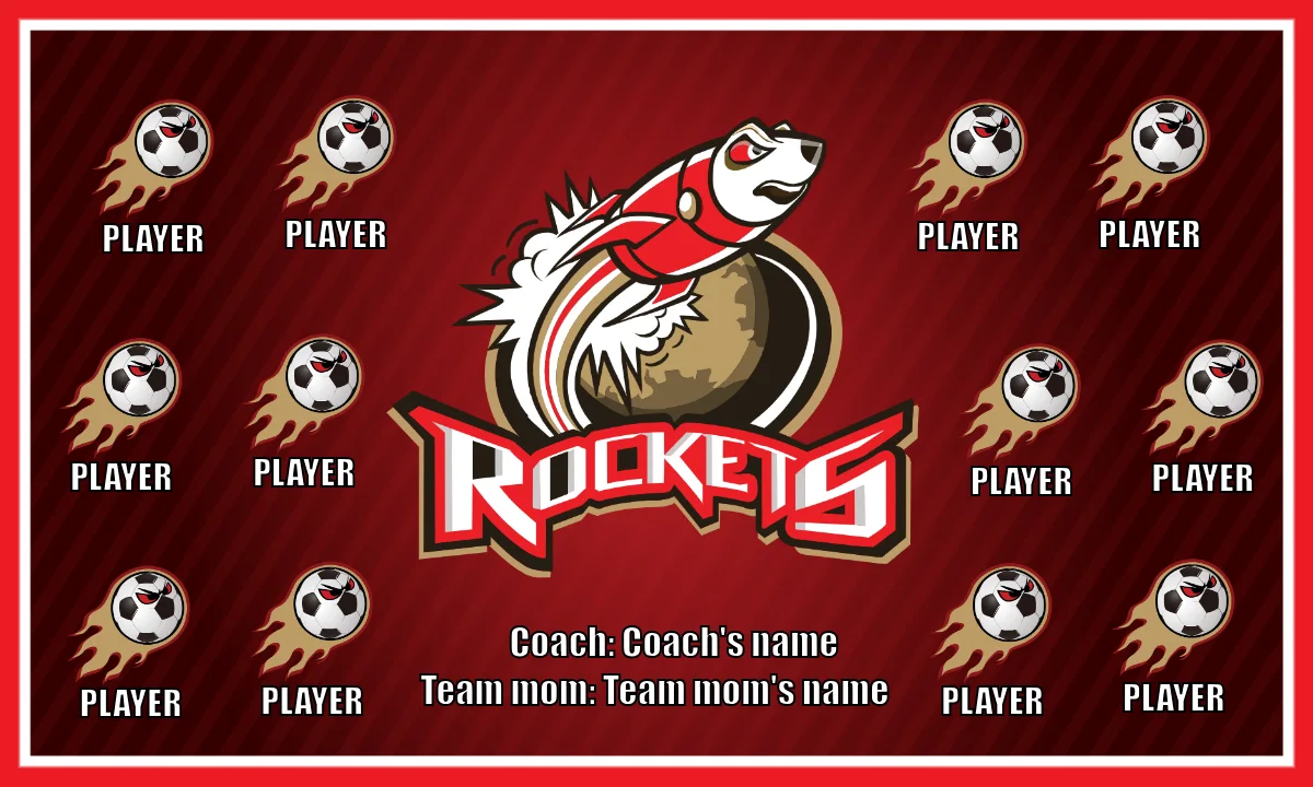 Rockets Soccer Banner-soccer-banner-pole-kit
