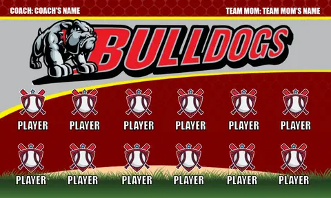 Bulldogs 4 Softball Banner