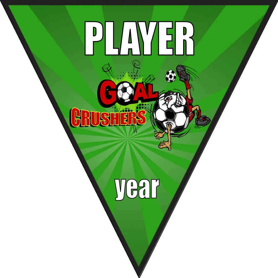 Crushers Goal Soccer Banner-soccer-banners-picture