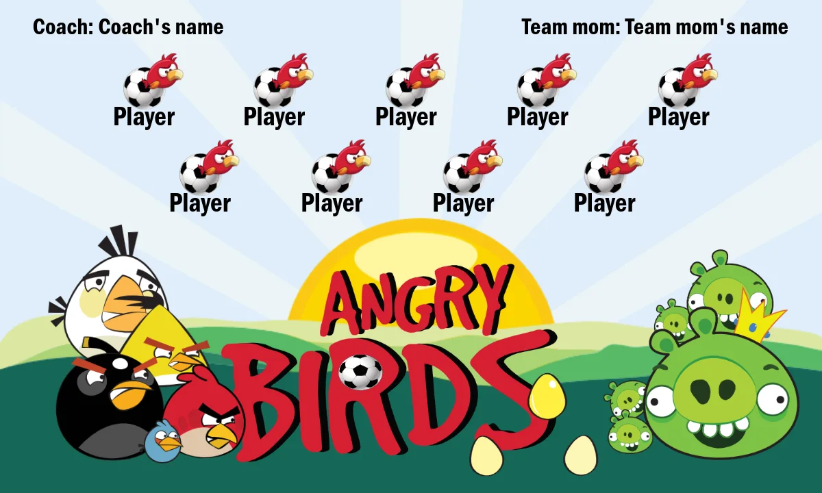 Angry Birds 2 Soccer Banner-how-to-make-a-soccer-banner-at-home-picture