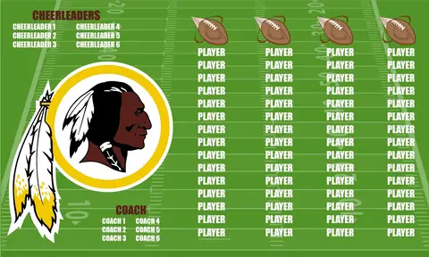 Washington Redskins Football Banner football party banner images