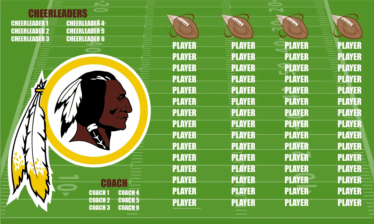Washington Redskins Football Banner football party banner images