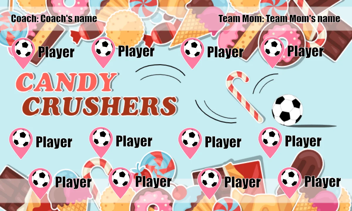 Crushers Candy Soccer Banner-soccer-banner-supplies