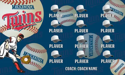 Twins Baseball Banner-softball-banner-slogans-picture