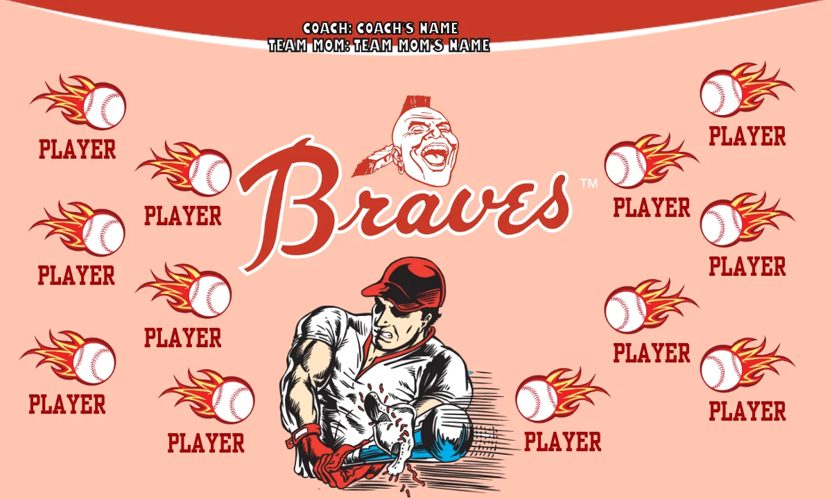 Braves Baseball Banner-vintage-baseball-banner-images