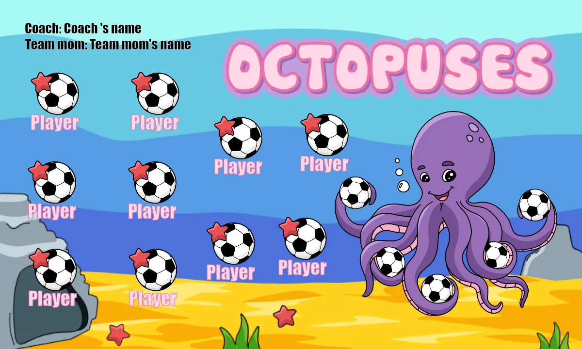 Octopuses Soccer Banner-soccer-banner-size-picture