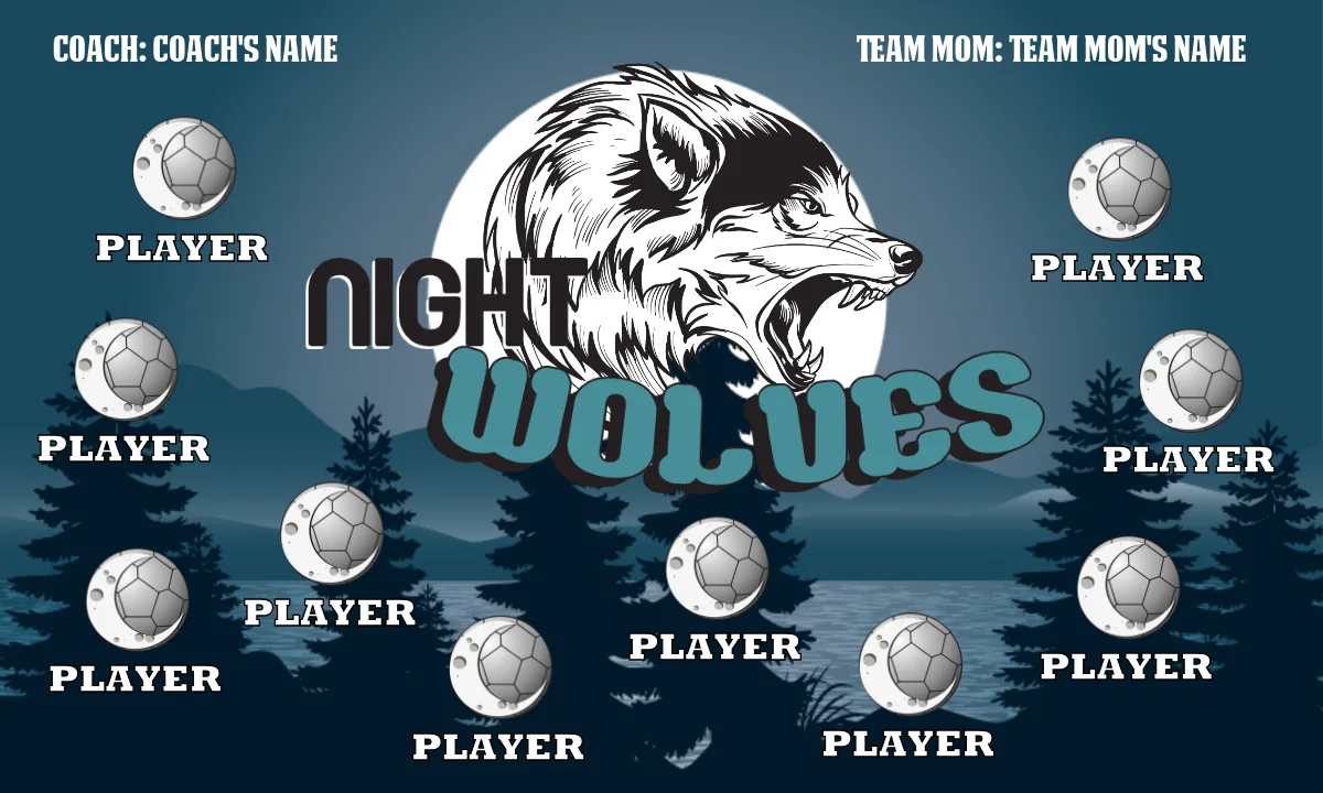 Night Wolves 1 Soccer Banner-soccer-banner-flags