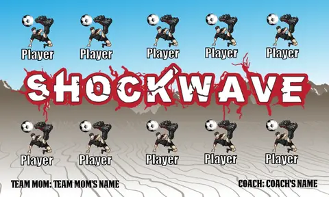 Shockwaves 2 Soccer Banner-soccer-party-banner