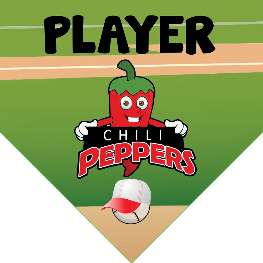 Chili peppers2 Softball Banner-softball-banners-images