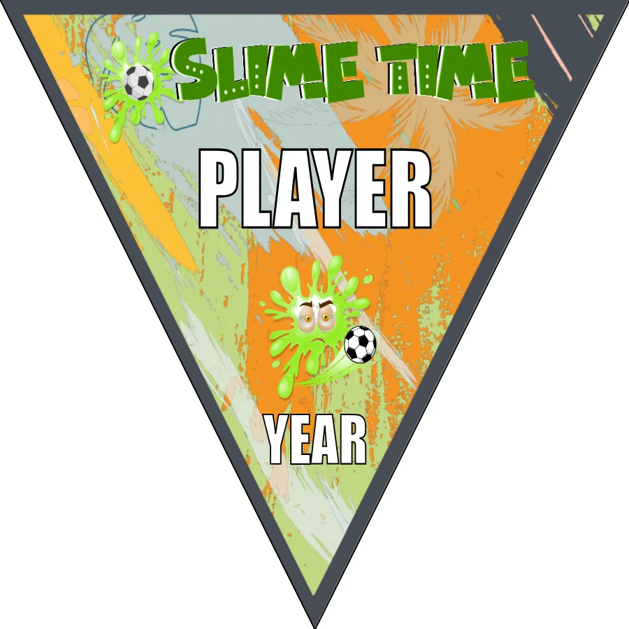 Slime Time Soccer Banner-soccer-team-banner-ideas-picture