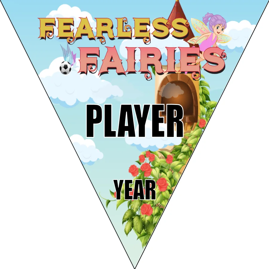 Fairies Fearless Soccer Banner-youth-soccer-banners-picture