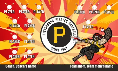 Pittsburgh Pirates 2 Baseball Banner-create-a-baseball-team-banner-images