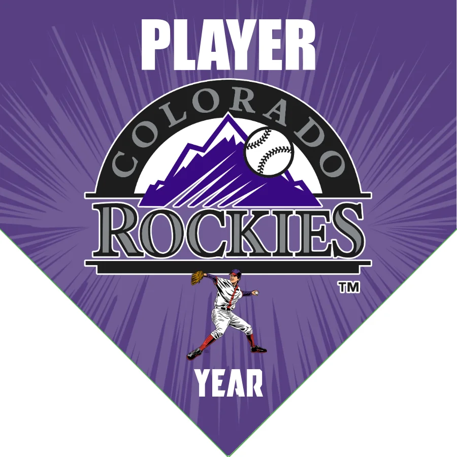 Rockies 5 Baseball Banner-modern-baseball-banner-images