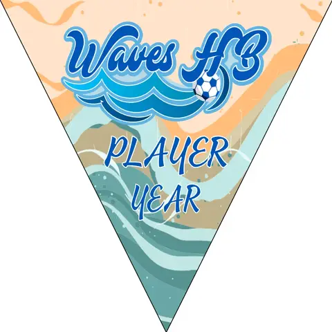 Waves HB Soccer Banner,-soccer-party-banner-picture