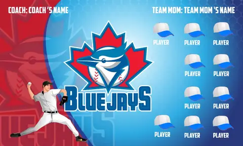 Blue Jays Baseball Banner-baseball-team-banners-images