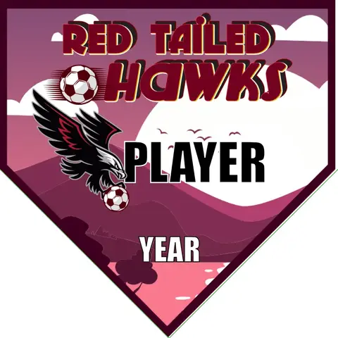 Red Tailer Hawks Soccer Banner-soccer-team-banner-picture