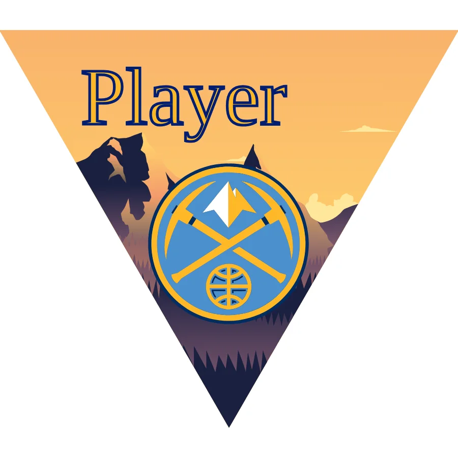 Denver Nuggets 2 Basketball Banner michigan basketball banner images