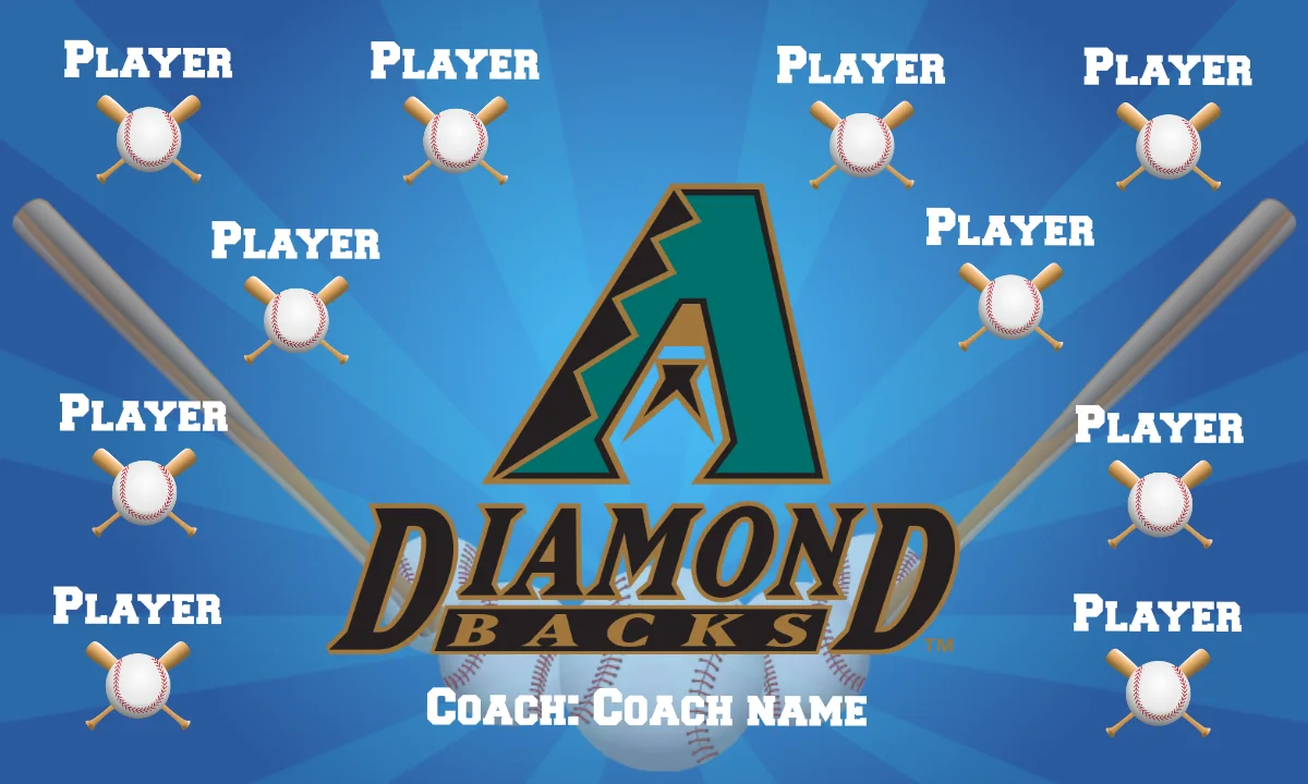 Diamond Black 5 Baseball Banner-softball-parade-banner-ideas-picture
