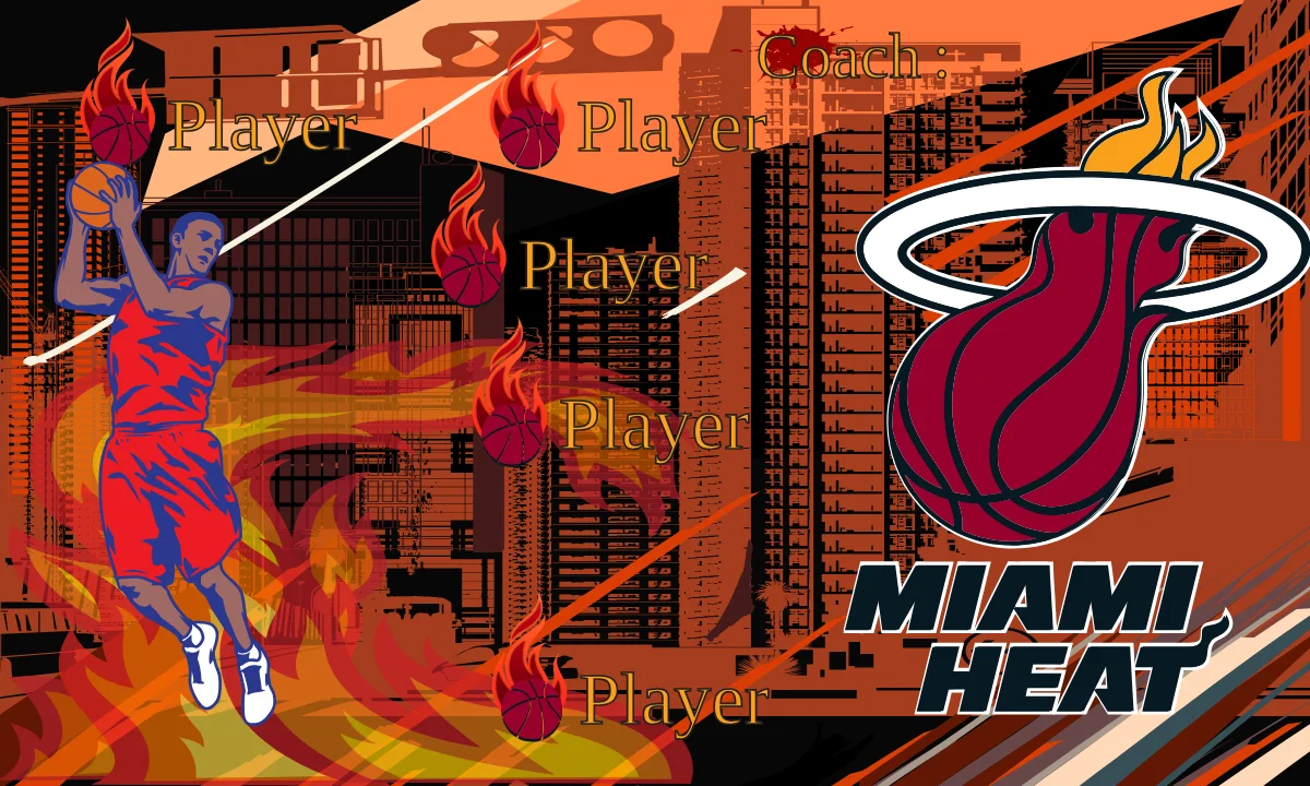 Miami Heat 3 Basketball Banner basketball banner birthday ideas images