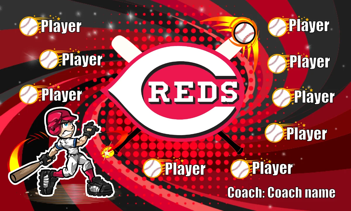 Cincinnati 2 Baseball Banner-baseball-team-banners-with-sponsors-images