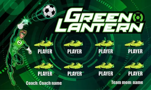 Green Lantern Soccer Banner-soccer-banners-for-sale-picture