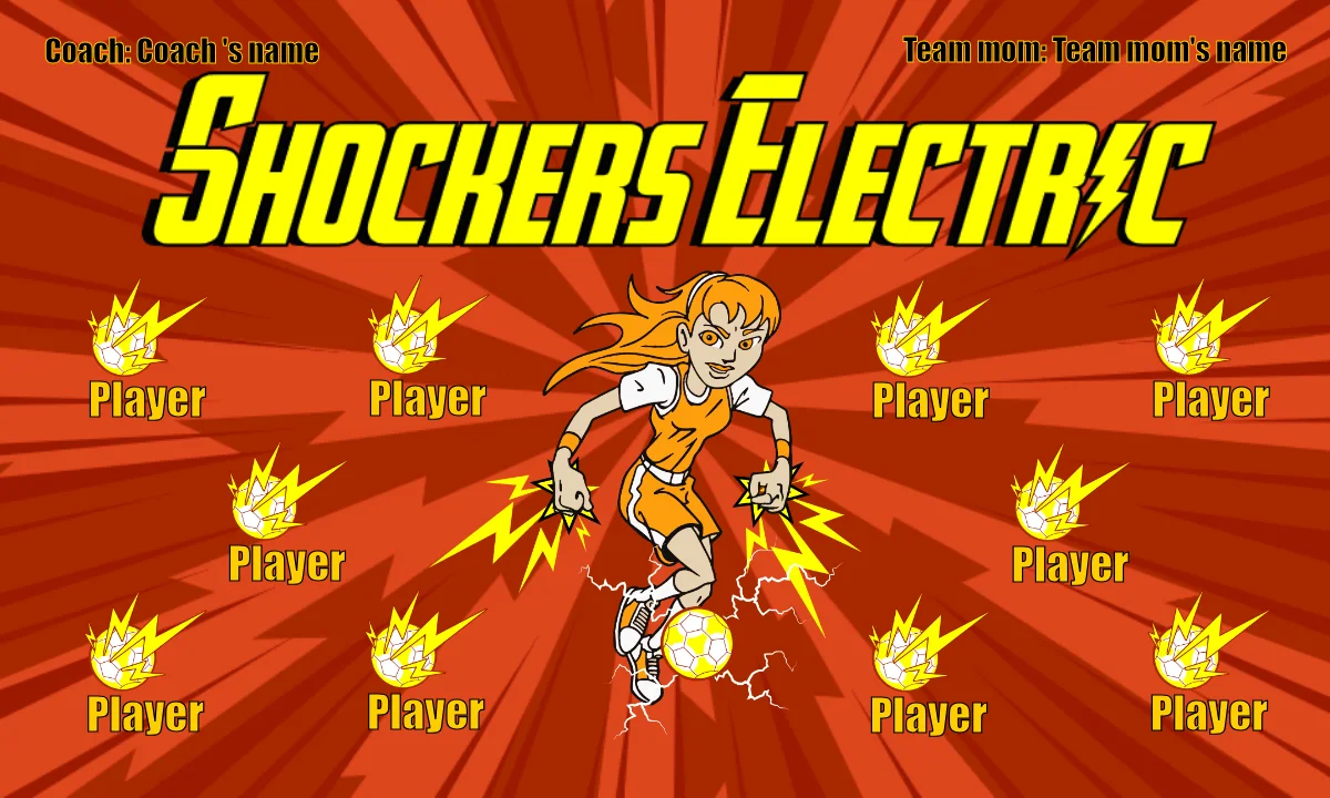 Shockers Electric Soccer Banner-soccer-banner-ideas-picture