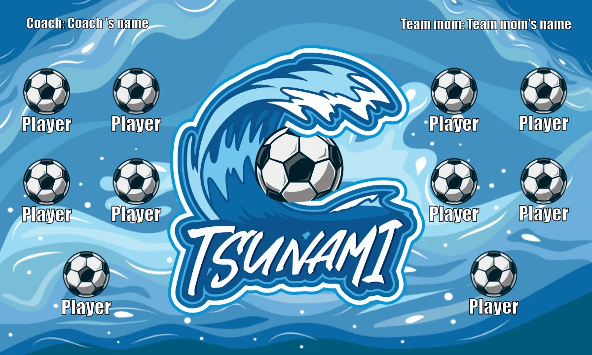 Tsunami 1 Soccer Banner-soccer-banners-ideas-picture