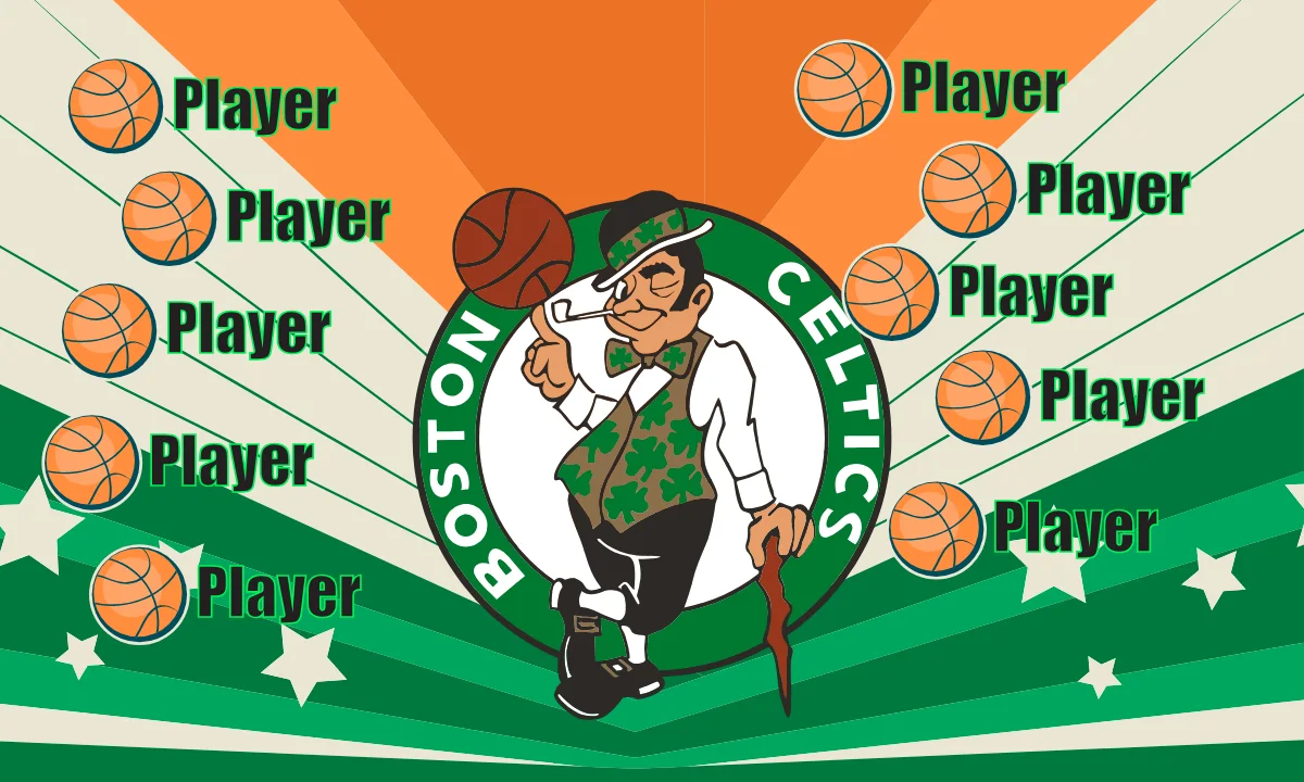 Boston Celtics Basketball Banner