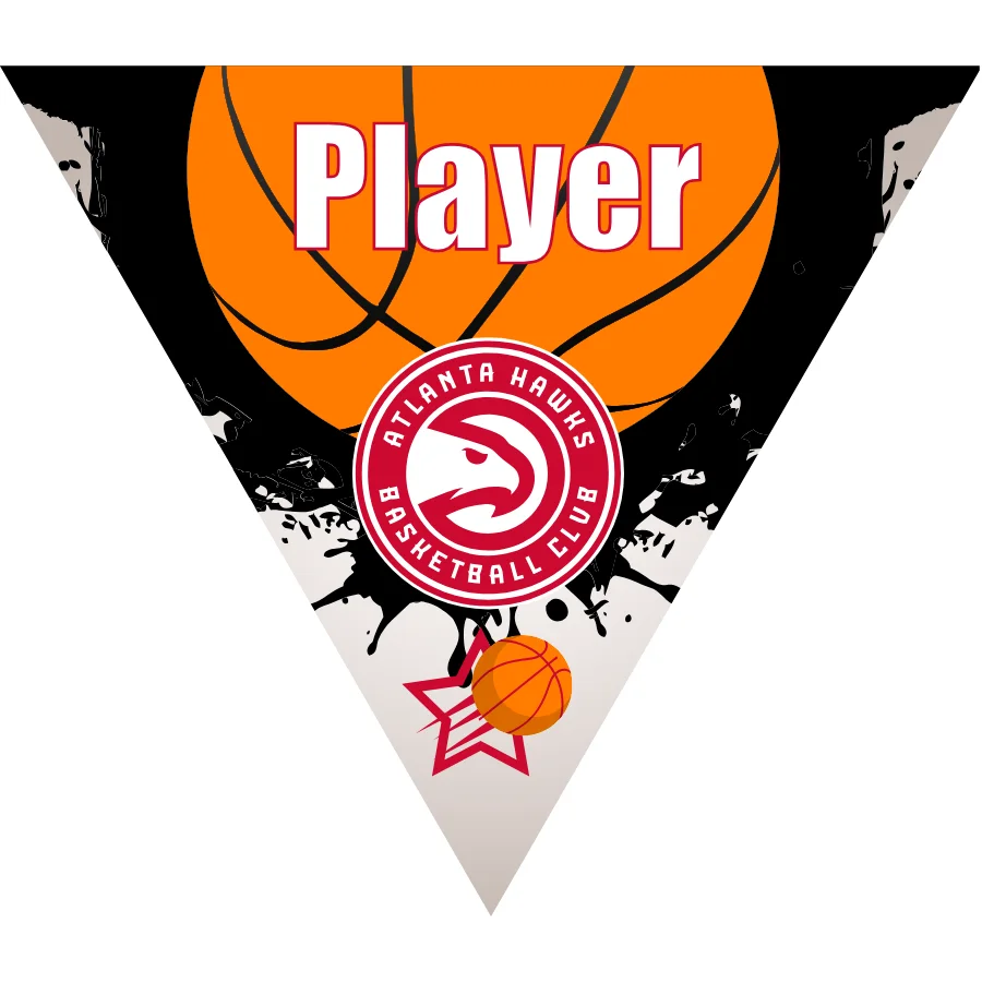 Atlanta Hawks Basketball Banner