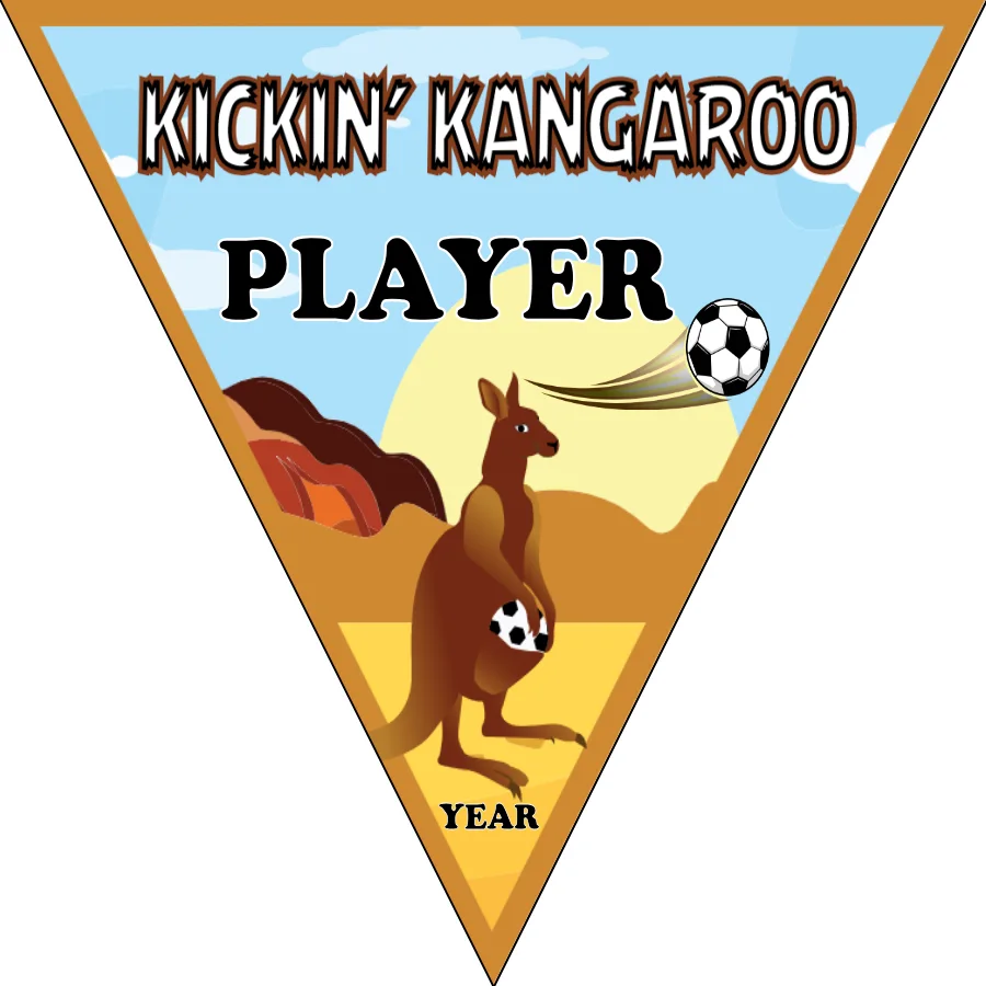 Kickin kangaroos Soccer Banner-soccer-banner-size-picture