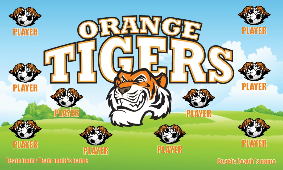 OrangeTigers Soccer Banner-soccer-banners-for-sale-picture