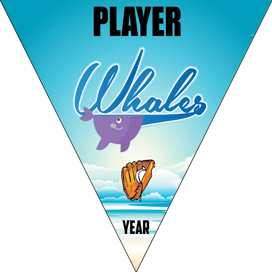 Whales 1 Softball Banner-diy-softball-banner-picture