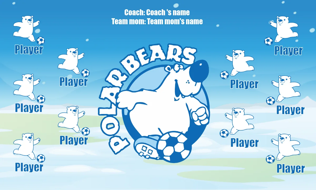 Polar Bears Soccer Banner-soccer-banner-picture