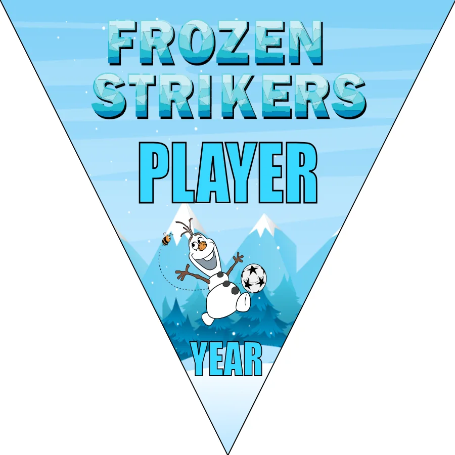 Frozen Strikers Soccer Banner-soccer-team-banner-picture