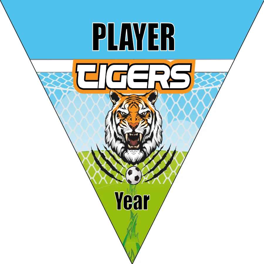 Tigers 1 Soccer Banner-soccer-banner-stand-picture