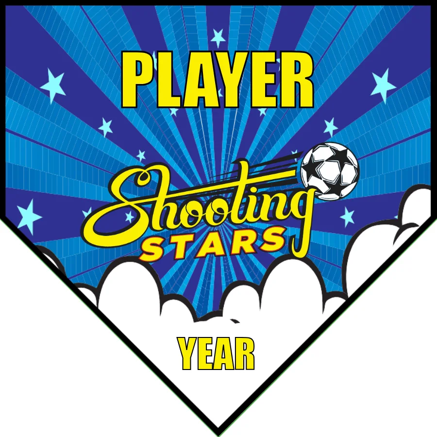 Shooting Stars Soccer Banner-soccer-ball-banner-picture