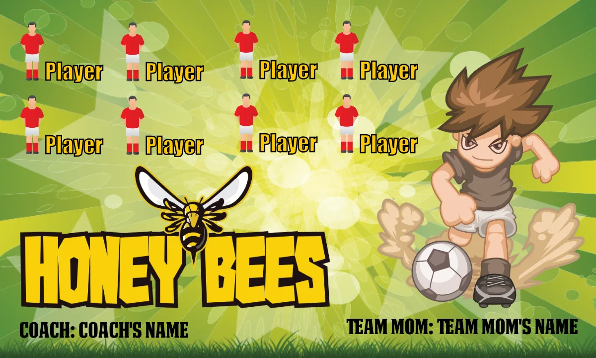 HoneyBee Soccer Banner-soccer-banner-images-picture