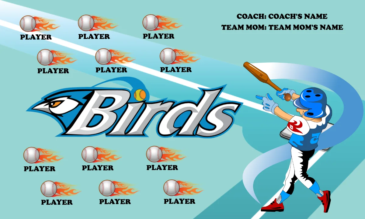 Bird Softball Banner-softball-banner-pictures-picture
